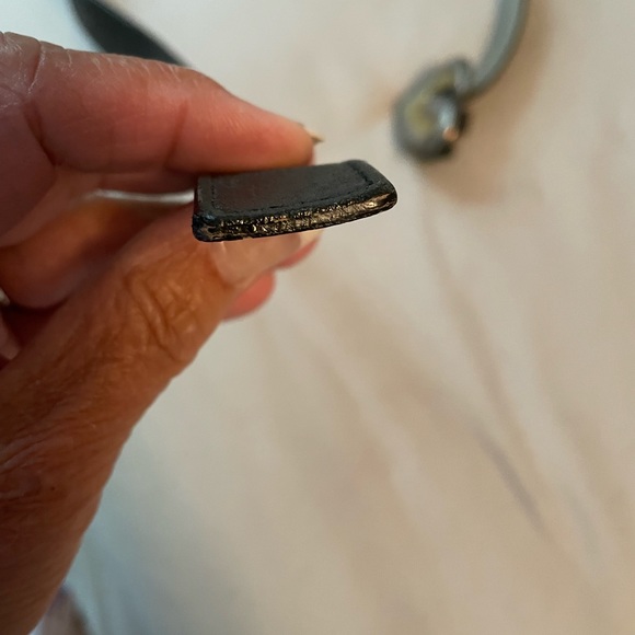 Black Leather Belt - Picture 6 of 10